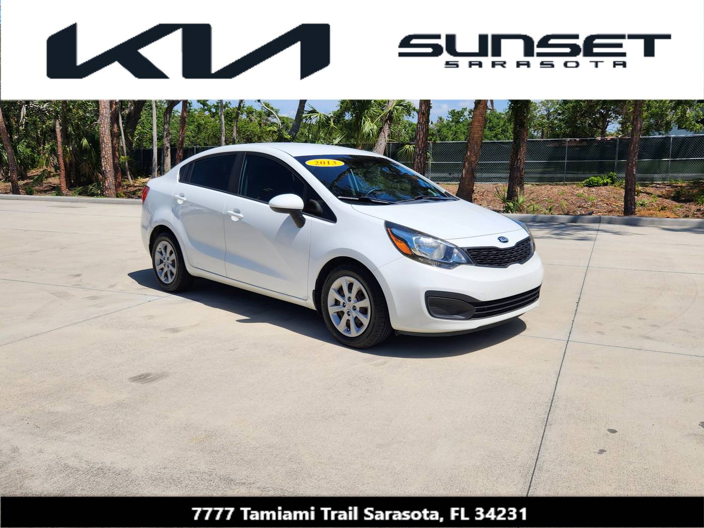2013 Kia Rio LX — Sedan — 53,484 mi — Sarasota, FL