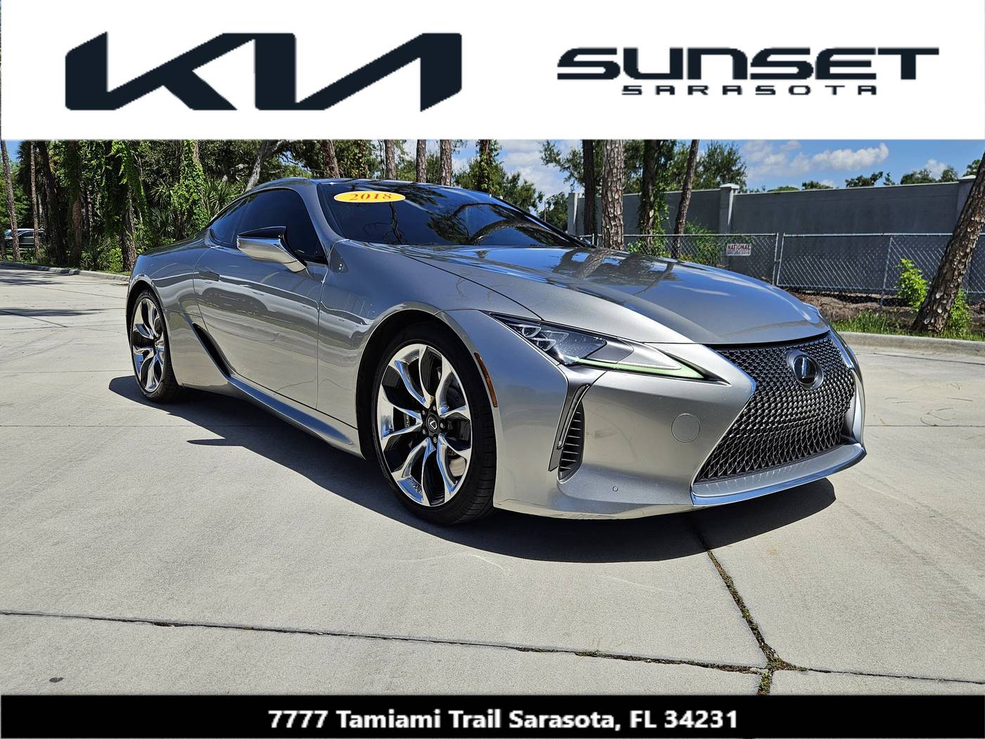 2018 Lexus LC LC 500 — Coupe — 58,490 mi — Sarasota, FL