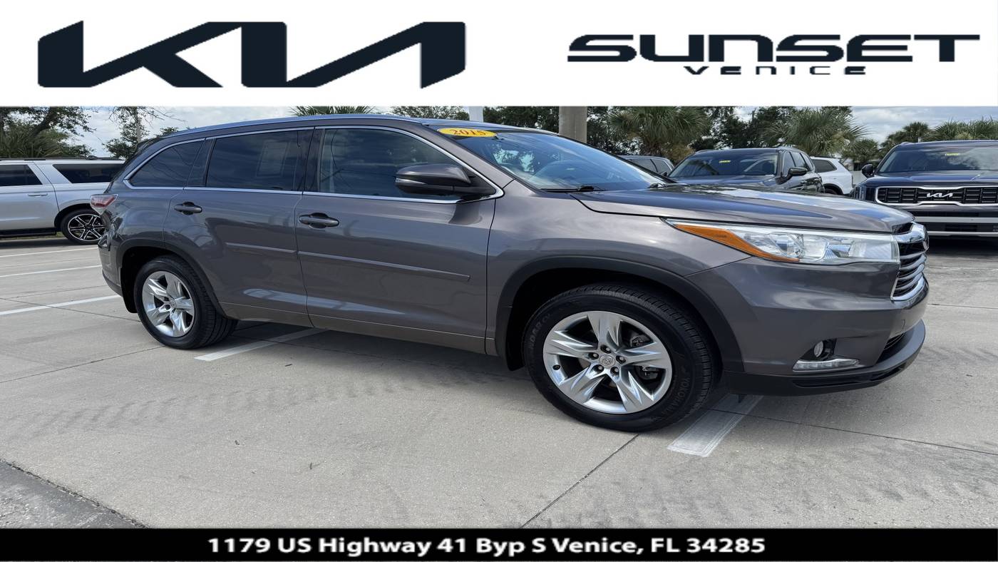 2015 Toyota Highlander Limited — SUV — 54,000 mi — Venice, FL