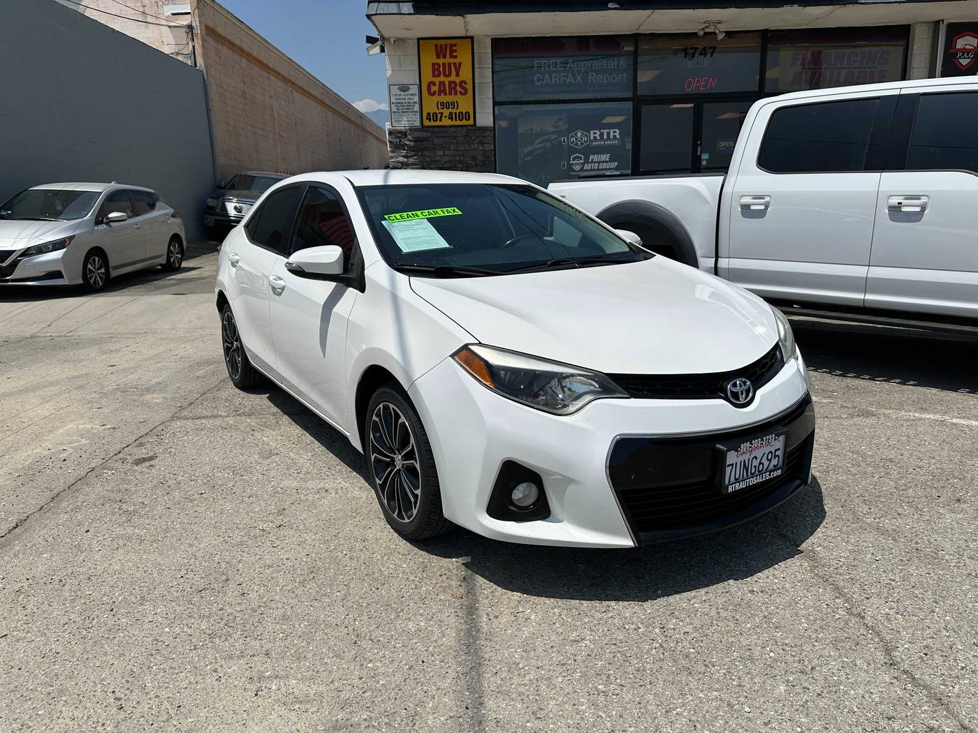 2016 Toyota Corolla S Premium — Sedan — 158,682 mi — UPLAND, CA