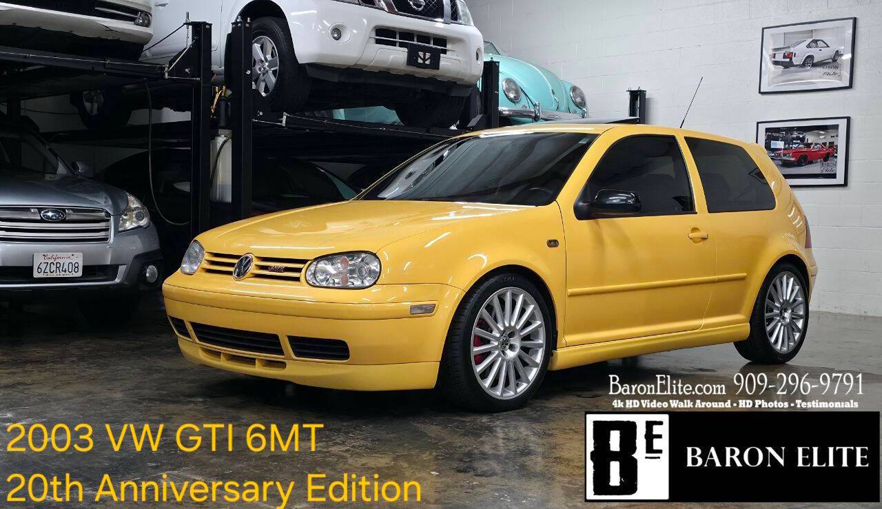 2003 Volkswagen Golf GTI 20th Anniversary Ed. — Hatchback — 114,882 mi — Upland, CA