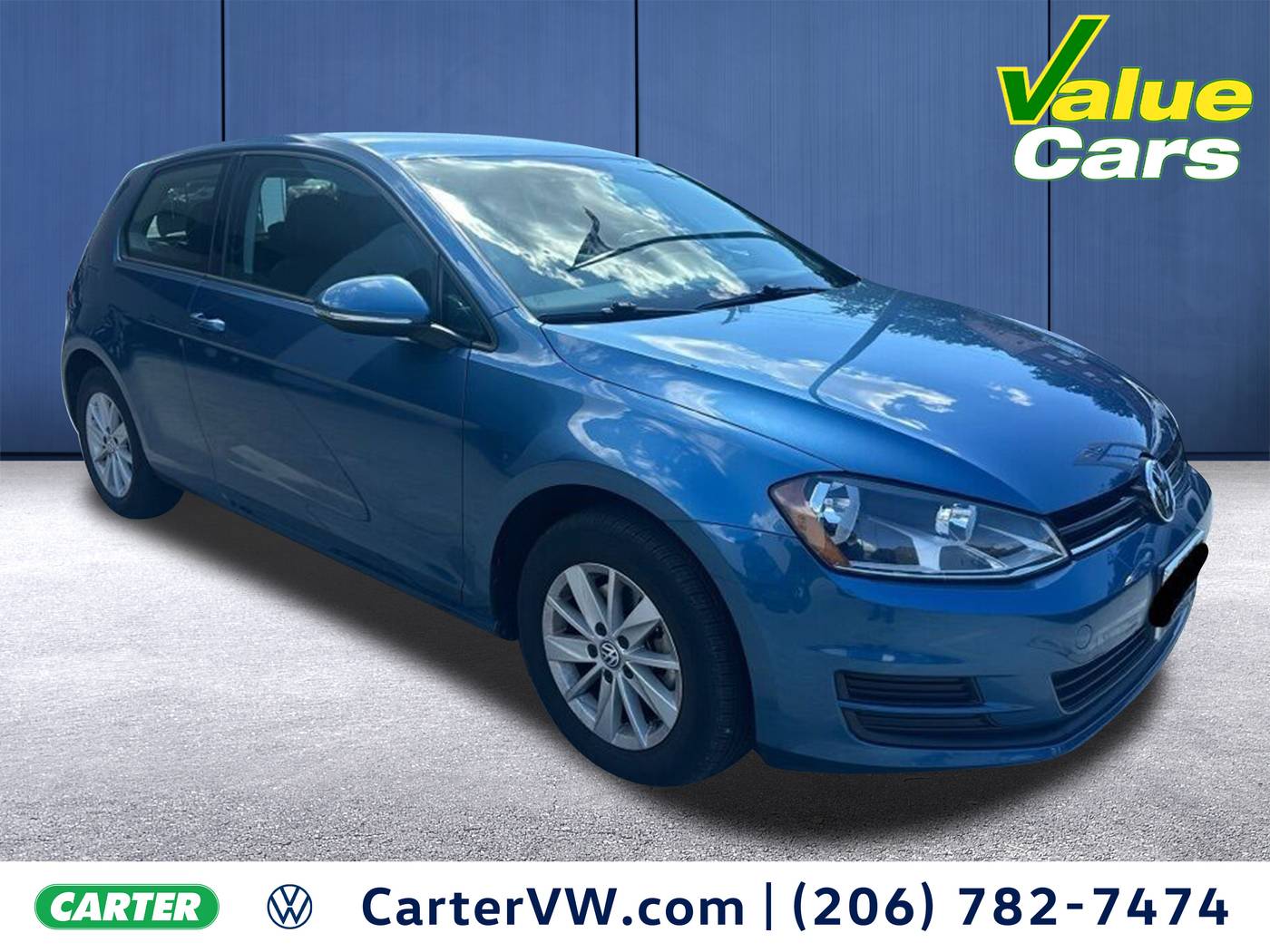 2015 Volkswagen Golf TSI S — Hatchback — 74,521 mi — Seattle, WA