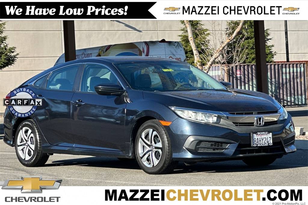 2017 Honda Civic LX — Sedan — 97,853 mi — Vacaville, CA