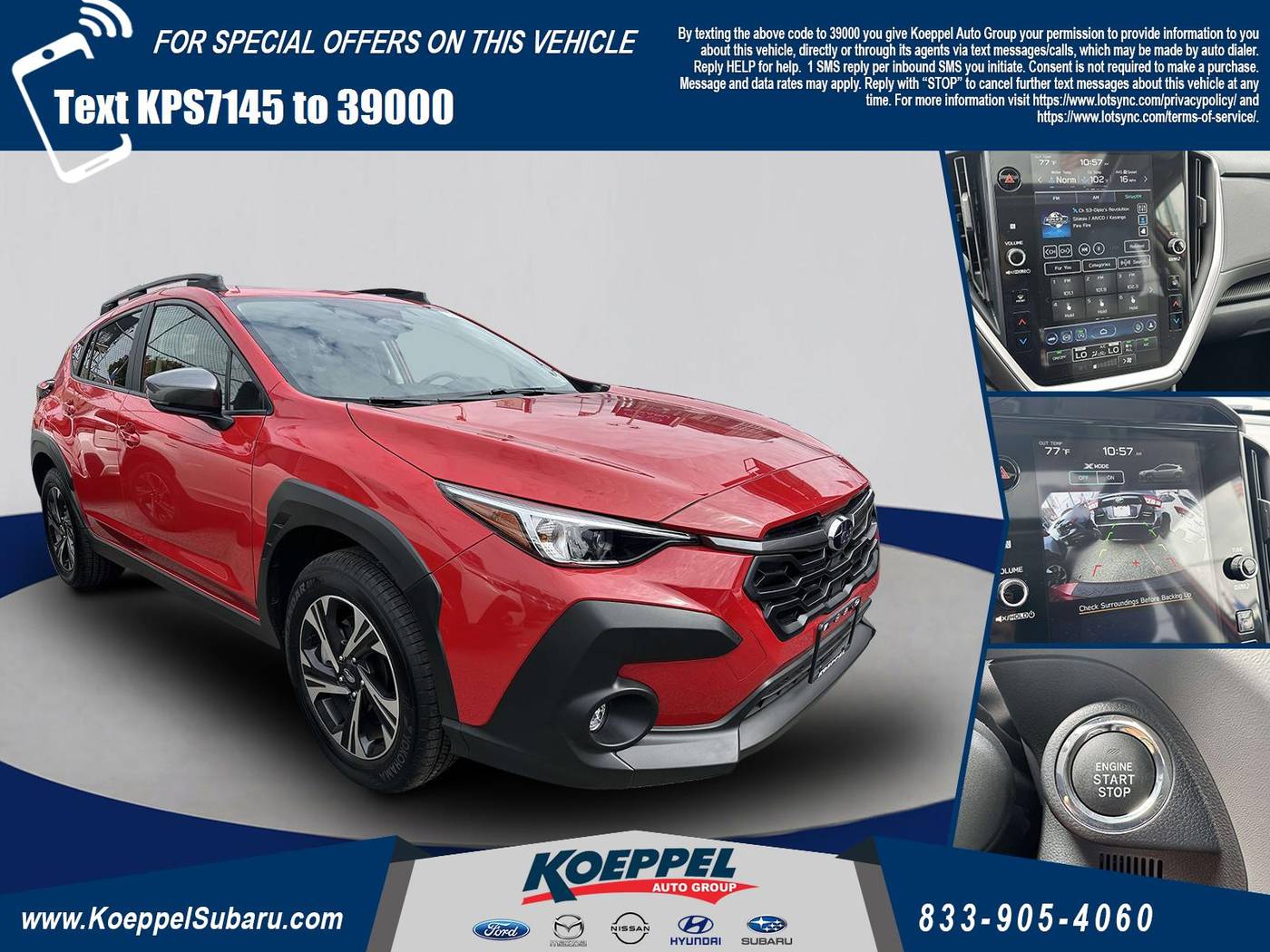 2024 Subaru Crosstrek Premium — SUV — 1,454 mi — Long Island City, NY