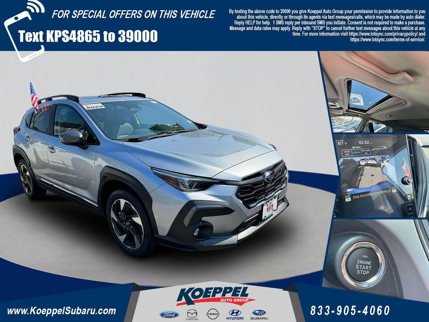 2025 Subaru Crosstrek Limited — SUV — 741 mi — Long Island City, NY