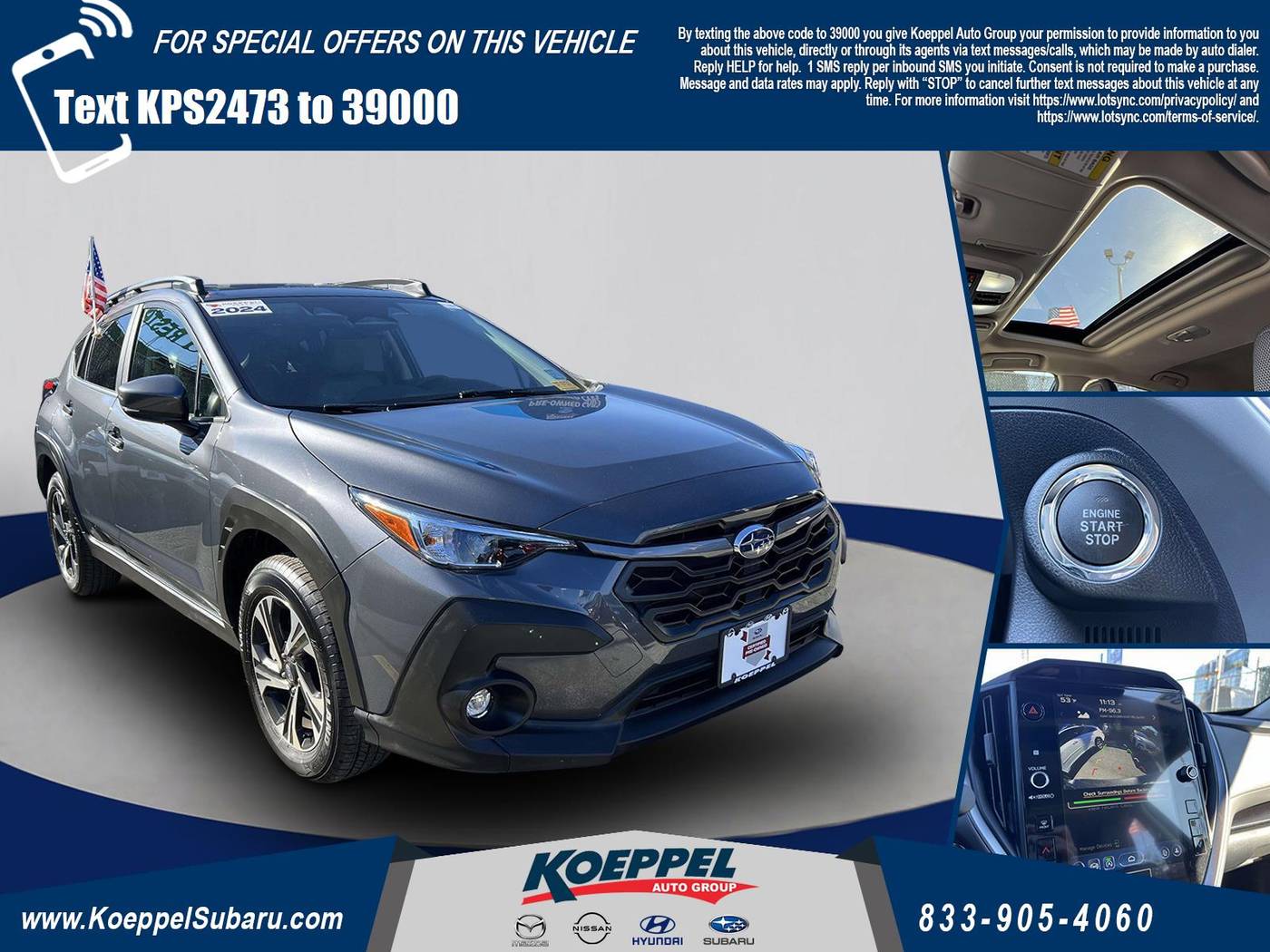 2024 Subaru Crosstrek Premium — SUV — 2,443 mi — Long Island City, NY