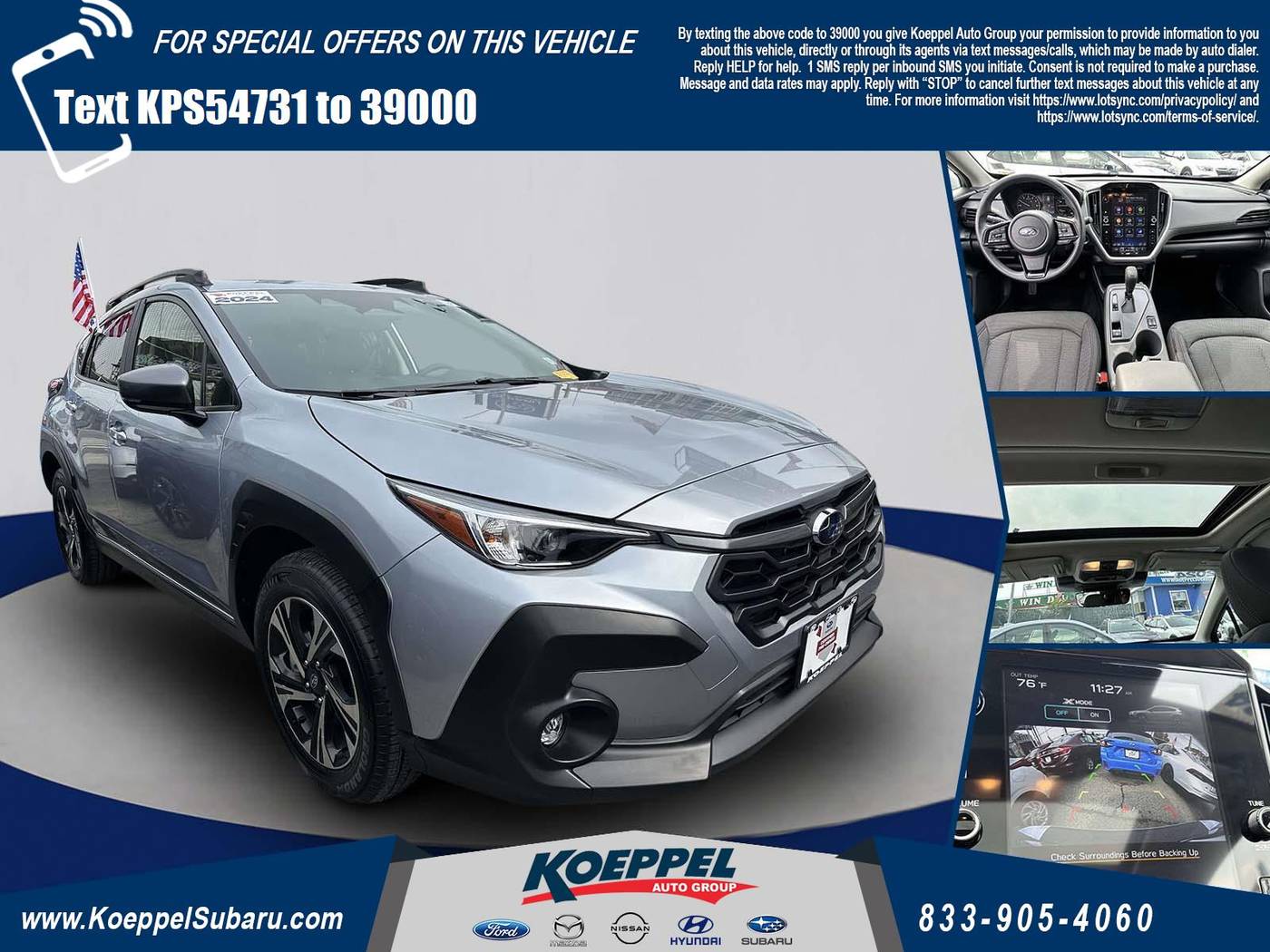 2024 Subaru Crosstrek Premium — SUV — 2,175 mi — Long Island City, NY