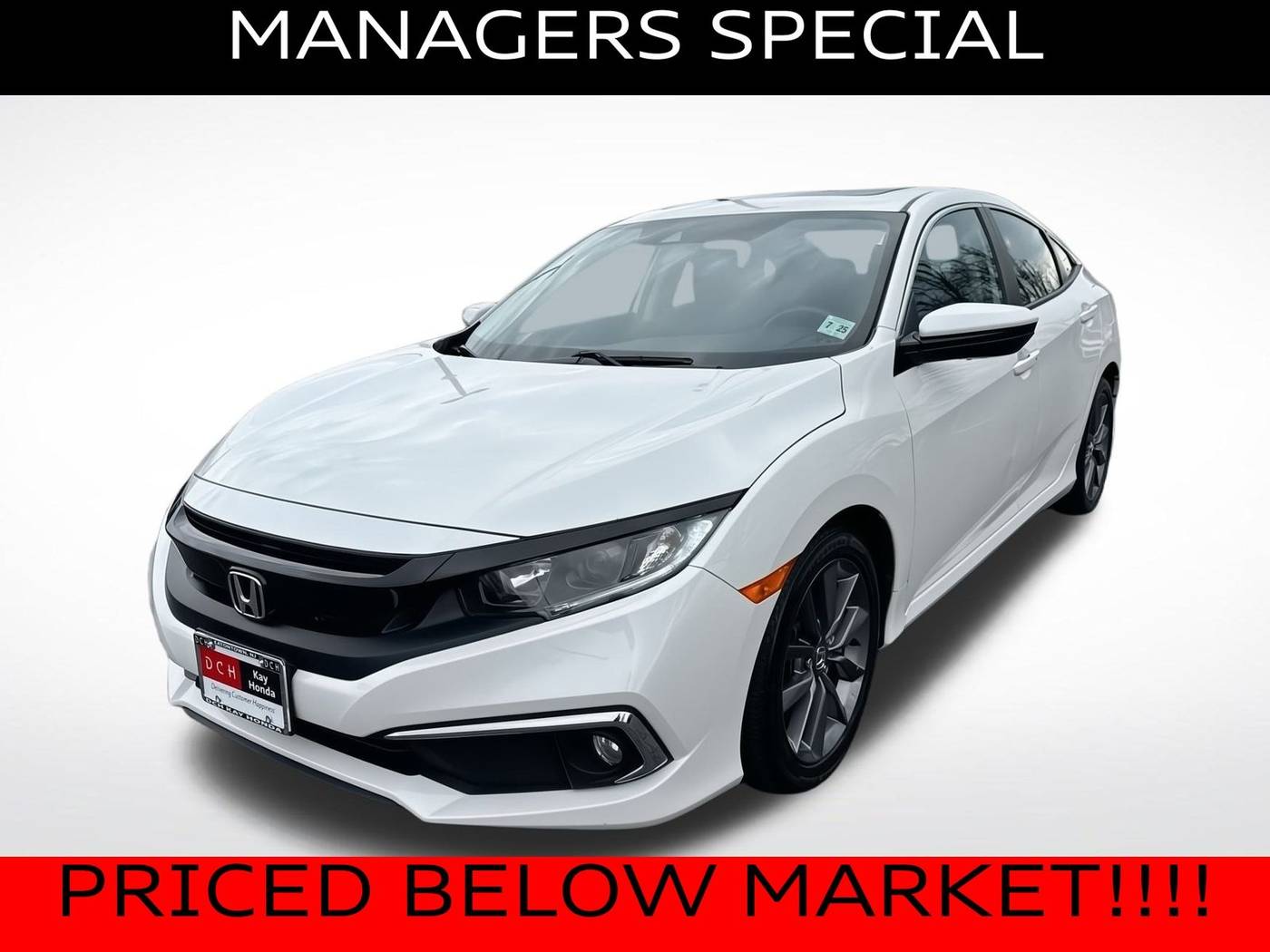 2020 Honda Civic EX — Sedan — 36,127 mi — Eatontown, NJ