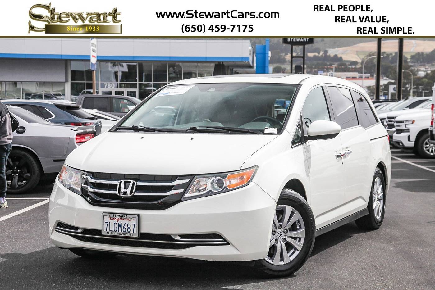 2015 Honda Odyssey EX-L — Minivan — 77,142 mi — Colma, CA