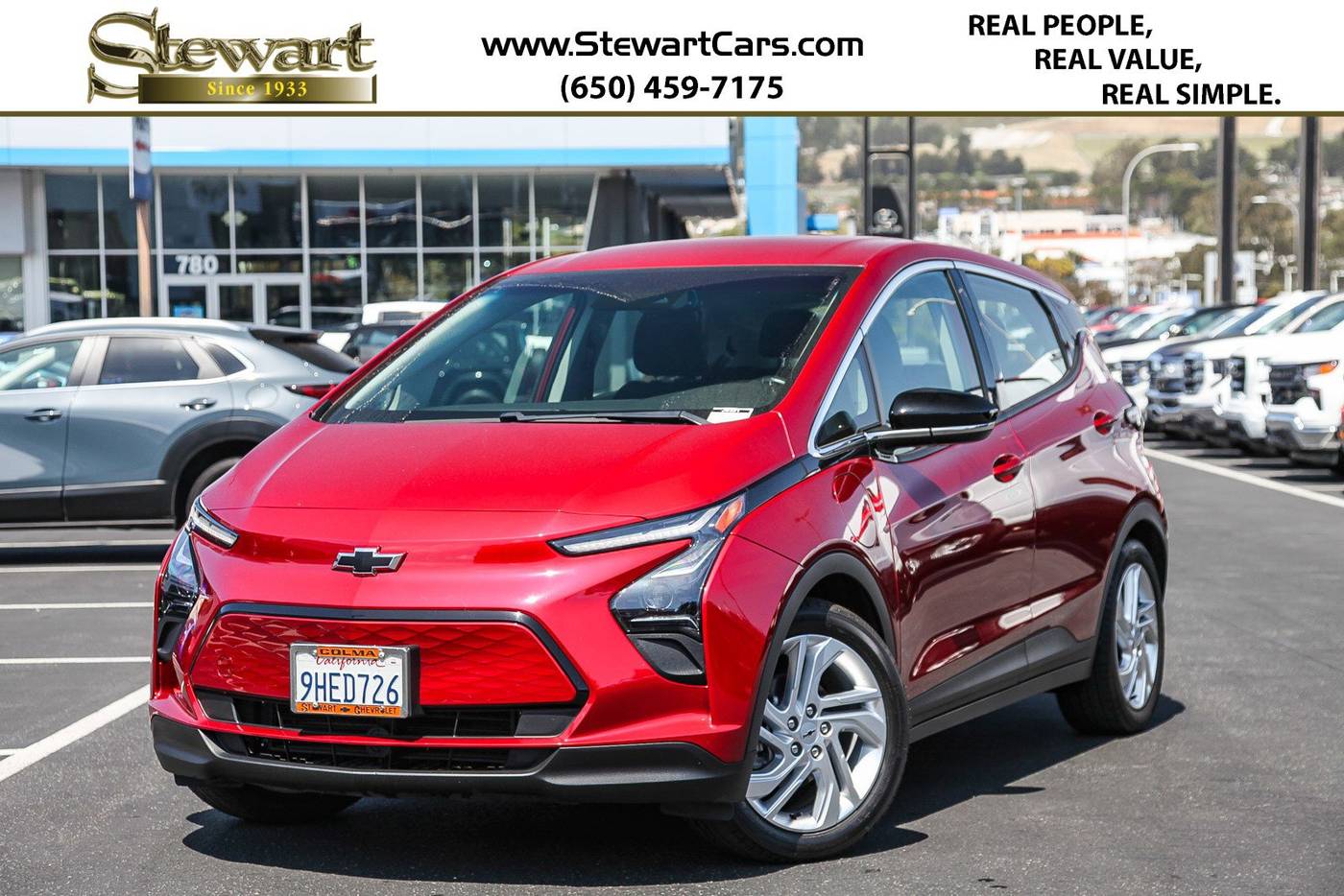 2022 Chevrolet Bolt EV 1LT — Hatchback — 26,217 mi — Colma, CA
