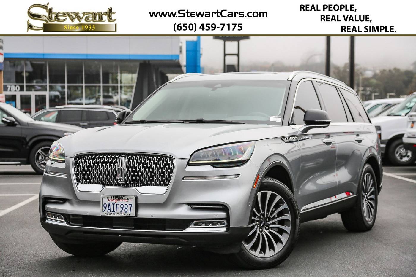 2020 Lincoln Aviator Reserve — SUV — 77,867 mi — Colma, CA