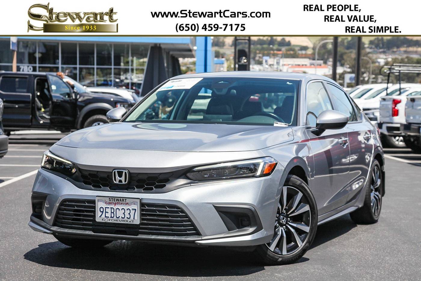 2022 Honda Civic EX-L — Hatchback — 23,762 mi — Colma, CA