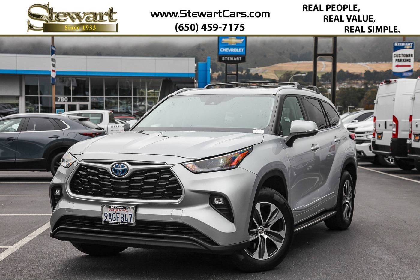 2022 Toyota Highlander Hybrid XLE — SUV — 27,341 mi — Colma, CA