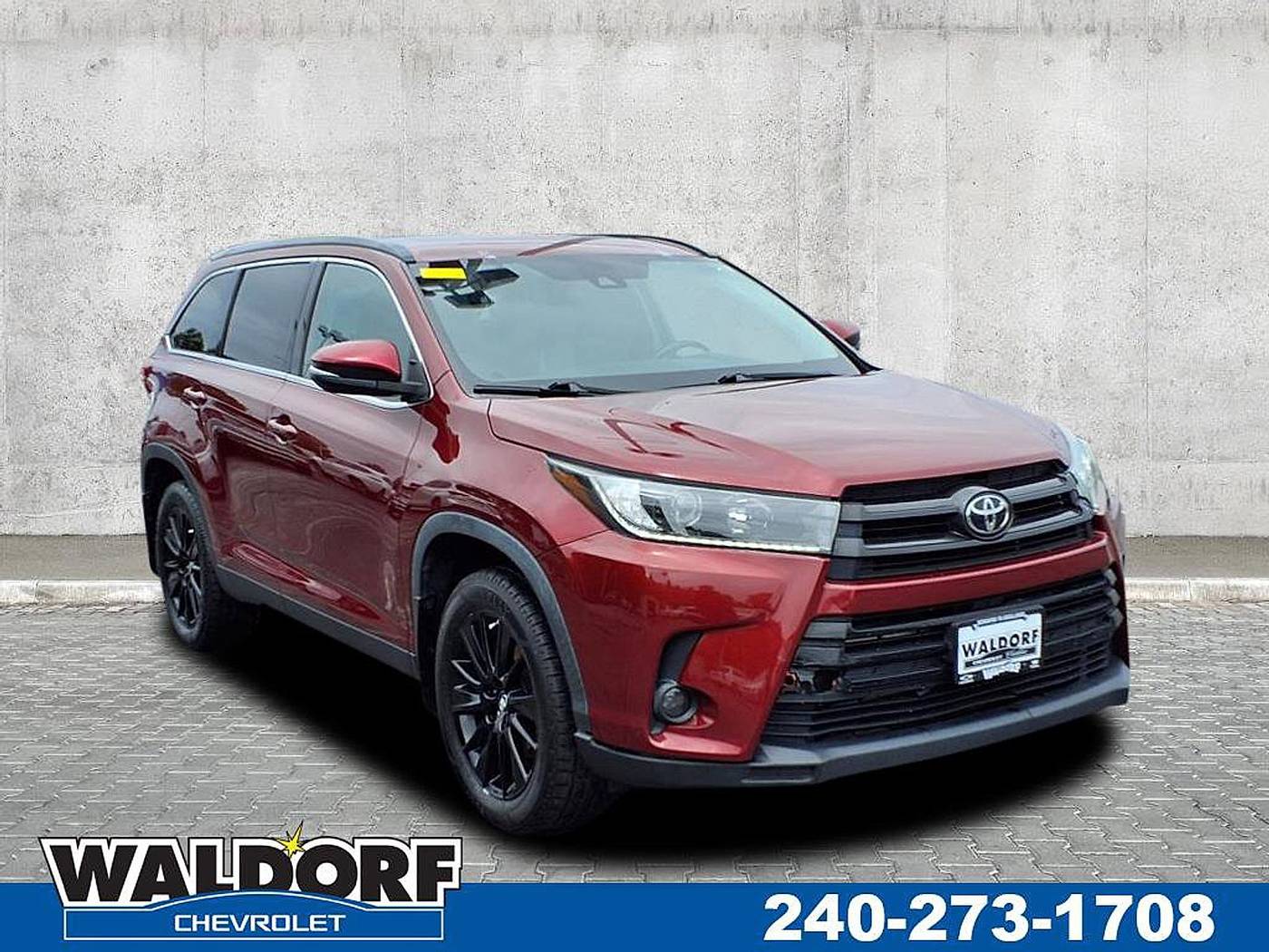 2019 Toyota Highlander XLE — SUV — 95,822 mi — Waldorf, MD