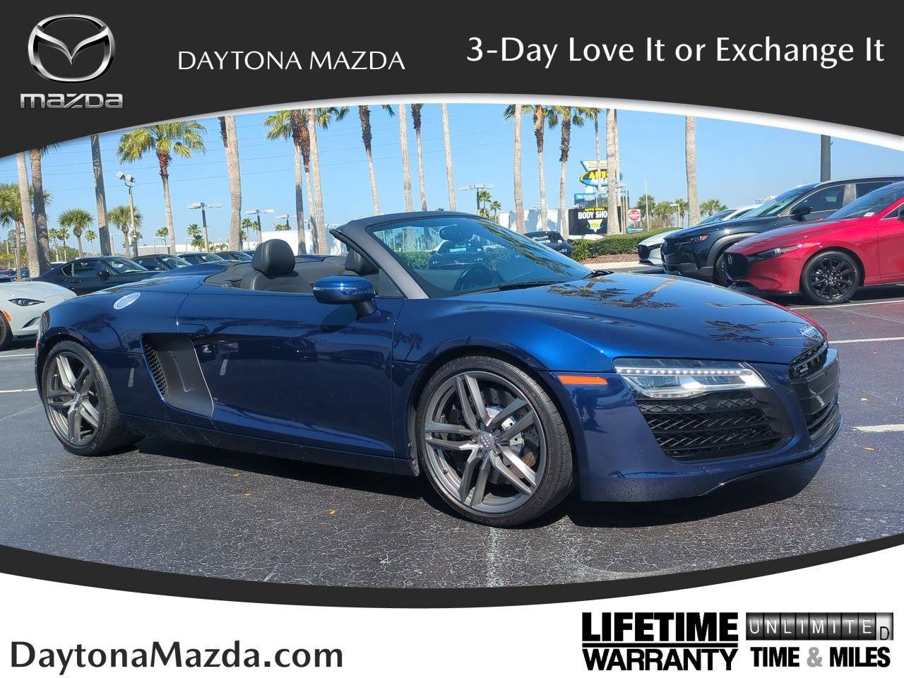 2014 Audi R8 V8 — Convertible — 29,927 mi — Daytona Beach, FL
