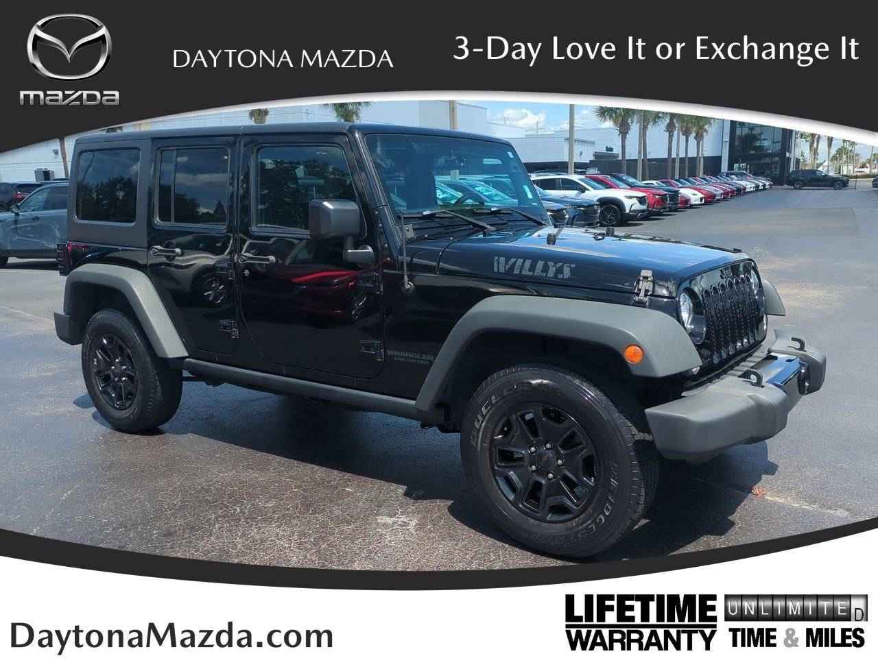 2017 Jeep Wrangler Willys Wheeler — SUV — 65,335 mi — Daytona Beach, FL