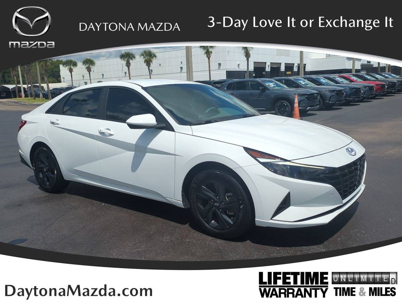 2023 Hyundai Elantra Hybrid Blue — Sedan — 25,647 mi — Daytona Beach, FL