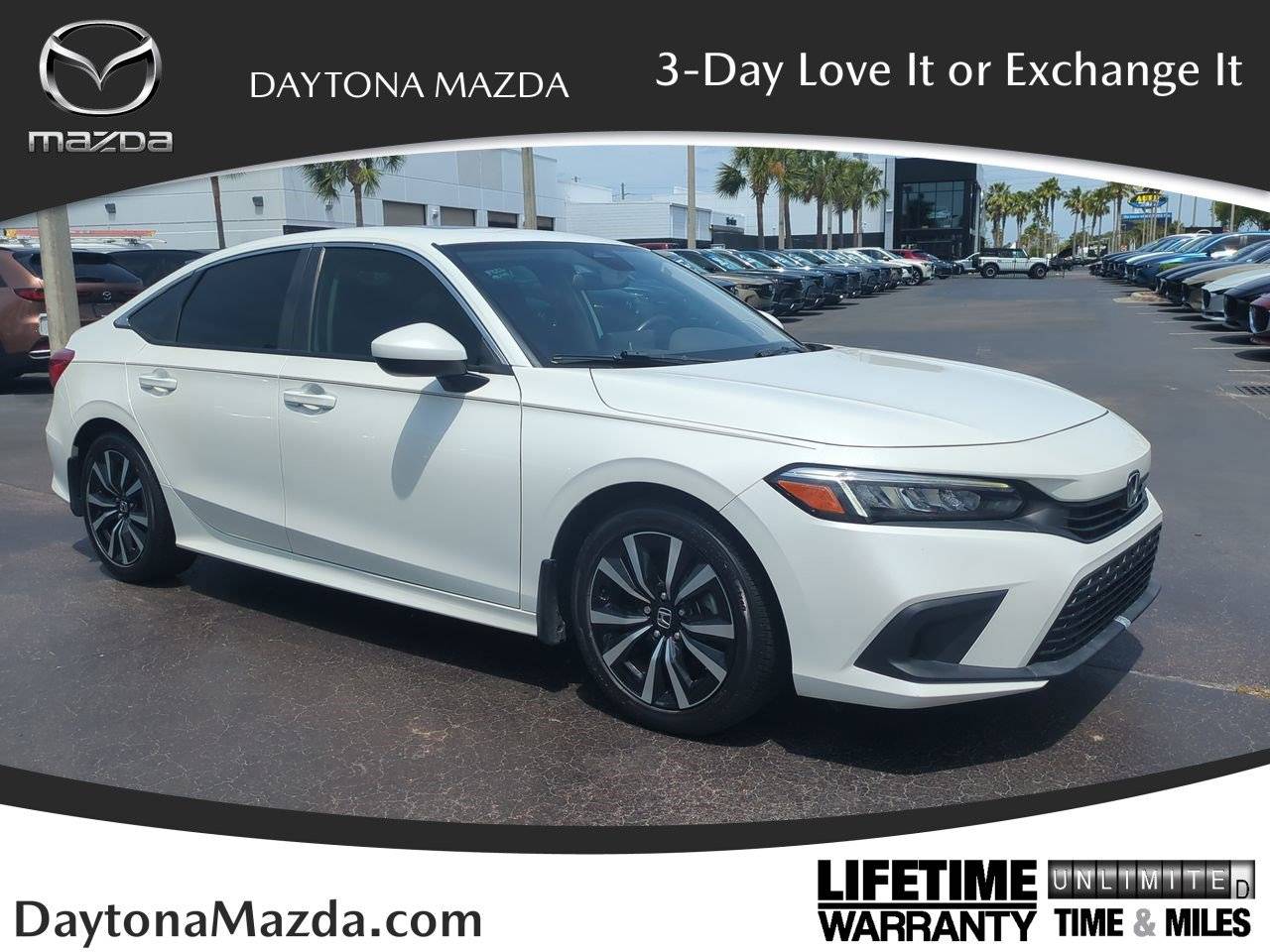 2022 Honda Civic EX — Sedan — 49,858 mi — Daytona Beach, FL