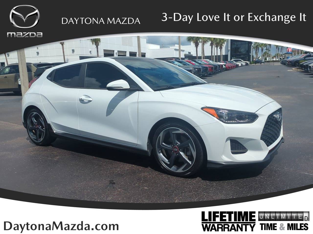 2019 Hyundai Veloster Turbo — Hatchback — 73,920 mi — Daytona Beach, FL