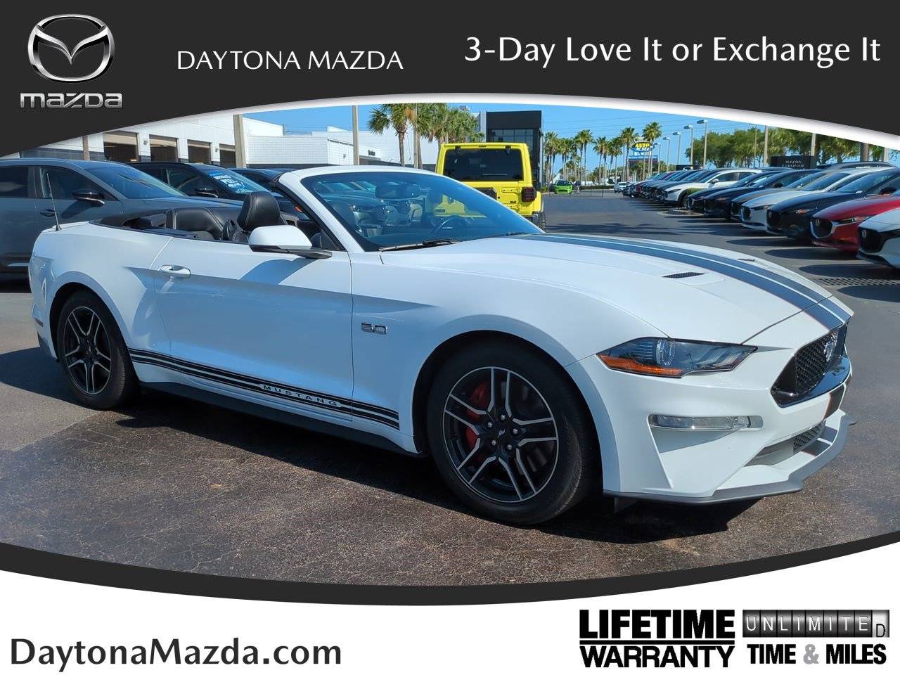 2019 Ford Mustang GT Premium — Convertible — 45,885 mi — Daytona Beach, FL