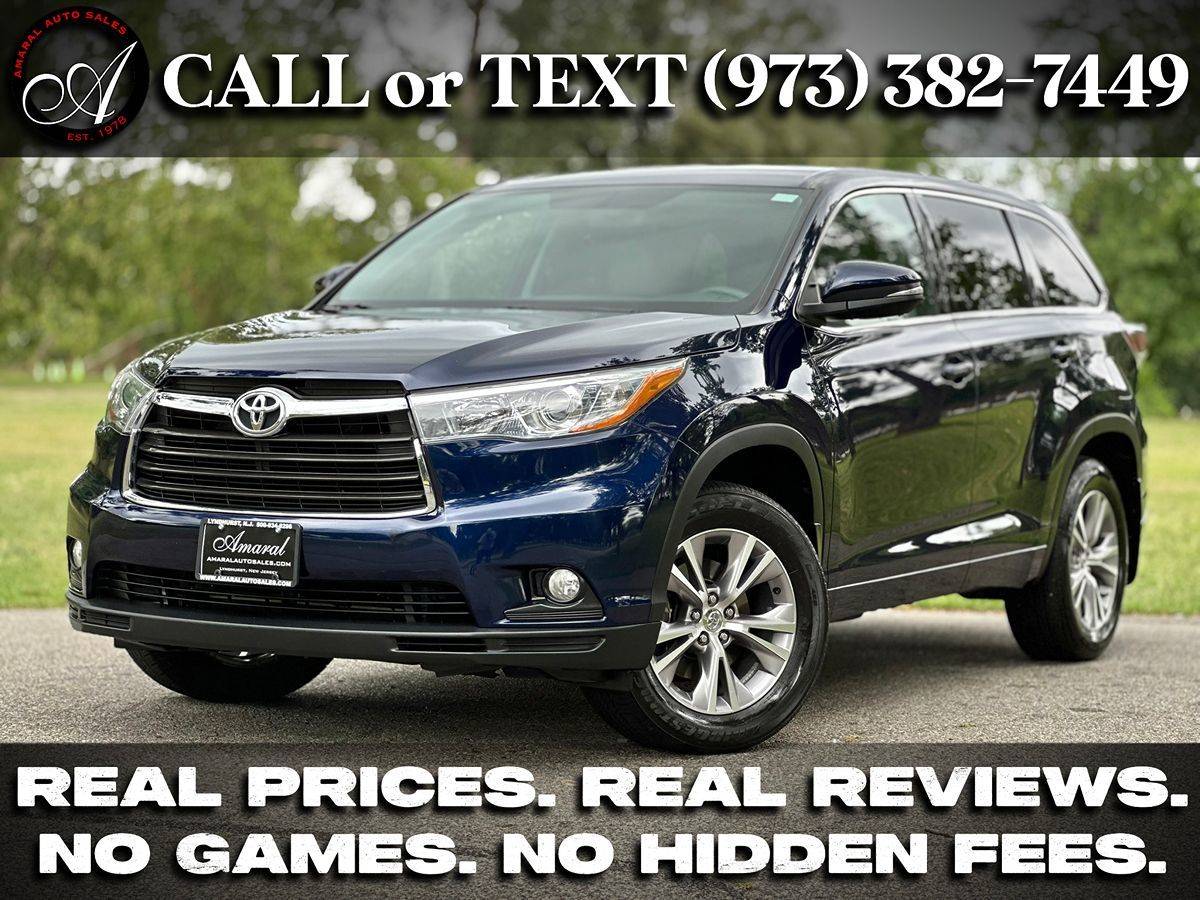 2015 Toyota Highlander LE Plus — SUV — 75,000 mi — Lyndhurst, NJ