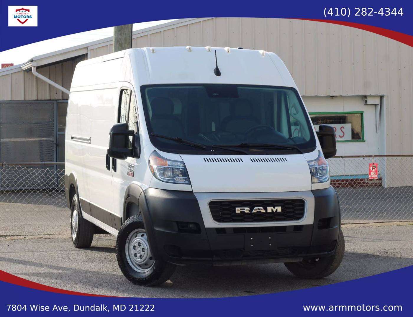 2022 Ram ProMaster Cargo Van 2500 — Cargo Van — 27,598 mi — Dundalk, MD