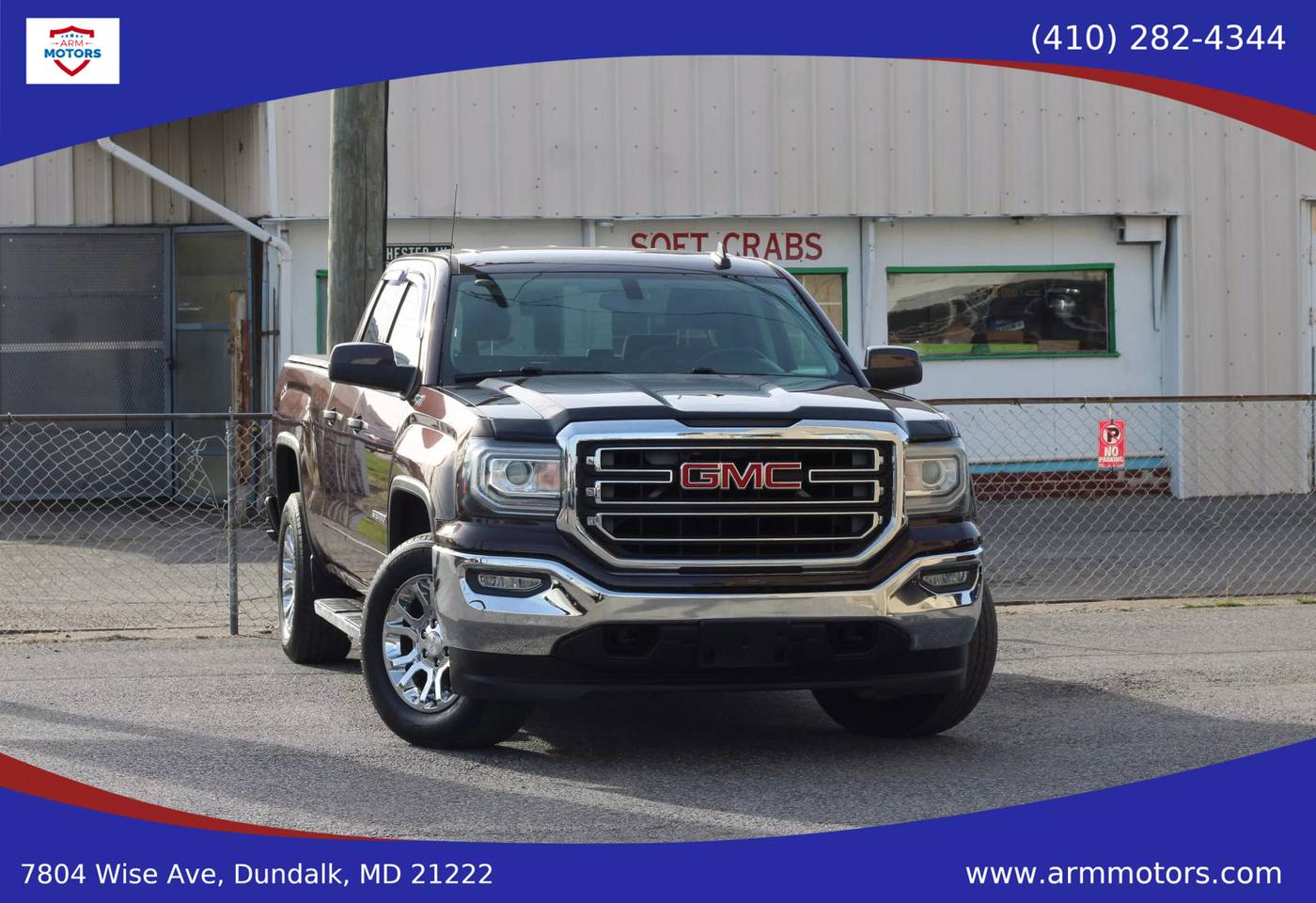 2016 GMC Sierra 1500 SLE — Pickup Truck — 67,215 mi — Dundalk, MD