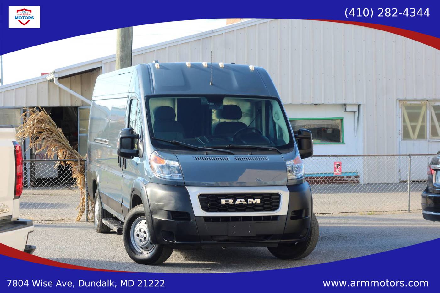2019 Ram ProMaster Cargo Van 3500 — Cargo Van — 36,238 mi — Dundalk, MD