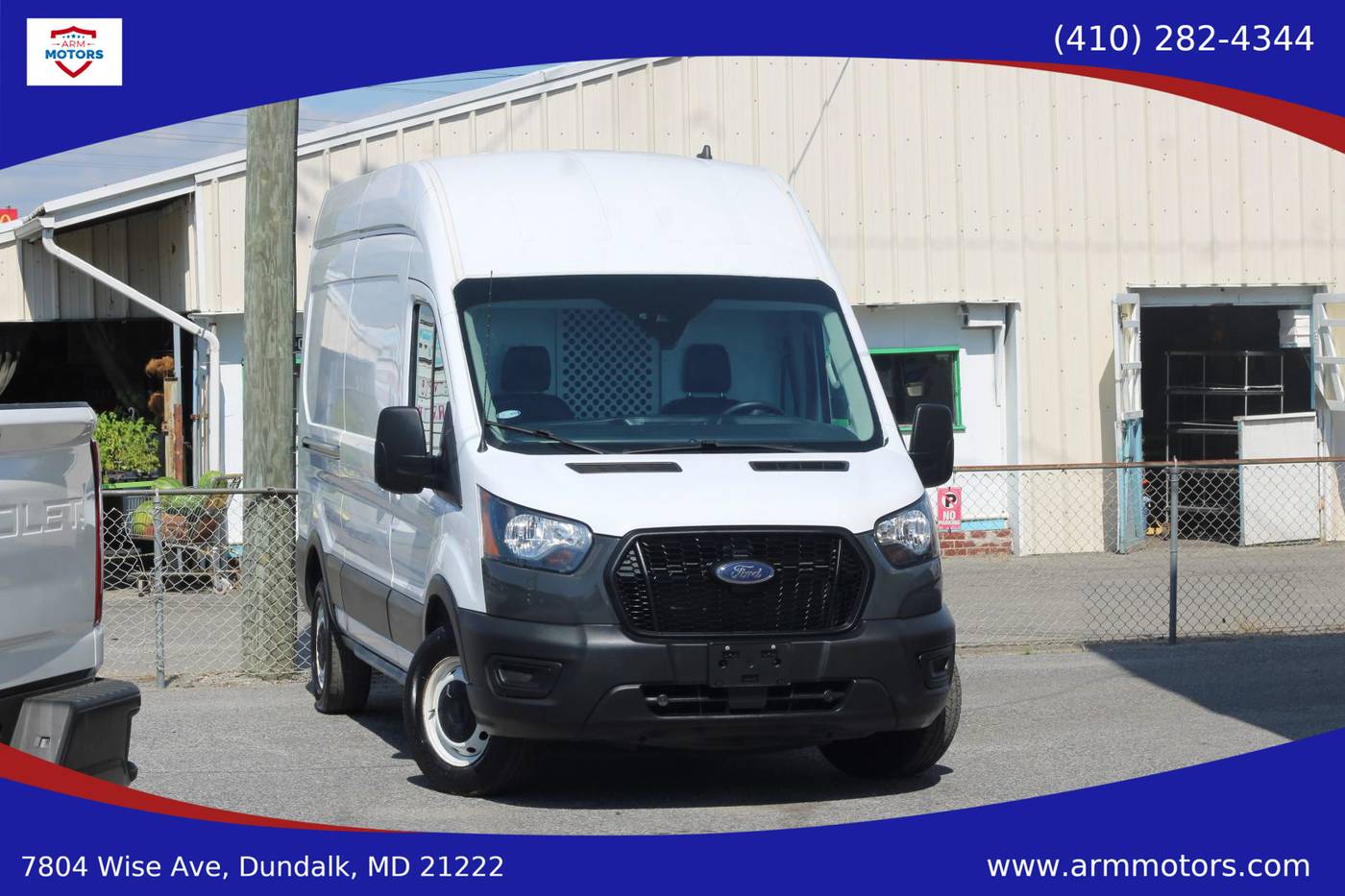 2021 Ford Transit Cargo Van T-250 — Cargo Van — 76,363 mi — Dundalk, MD