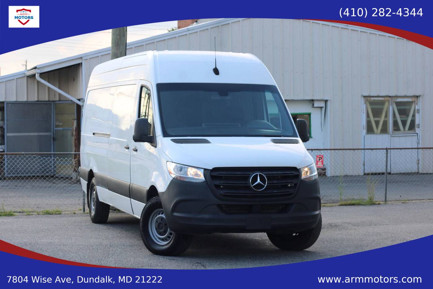2021 Mercedes-Benz Sprinter Cargo Van 2500 — Cargo Van — 37,058 mi — Dundalk, MD