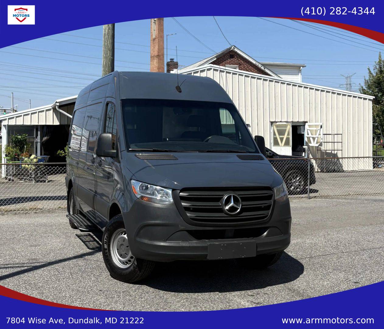 2019 Mercedes-Benz Sprinter Cargo Van 3500 — Cargo Van — 87,403 mi — Dundalk, MD