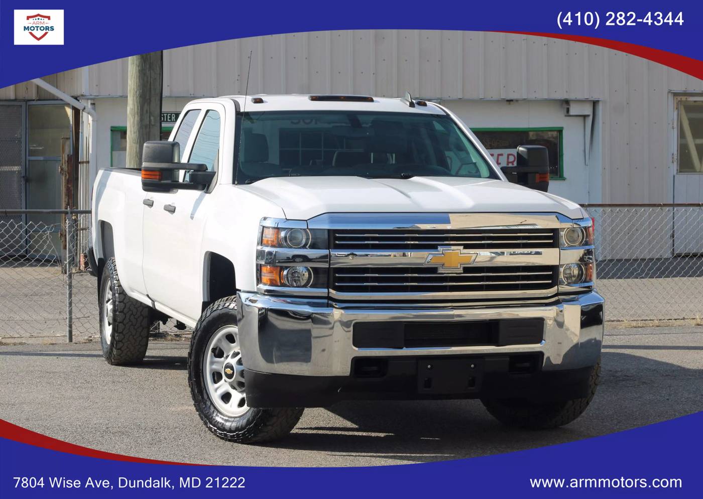 2016 Chevrolet Silverado 2500HD WT — Pickup Truck — 92,472 mi — Dundalk, MD