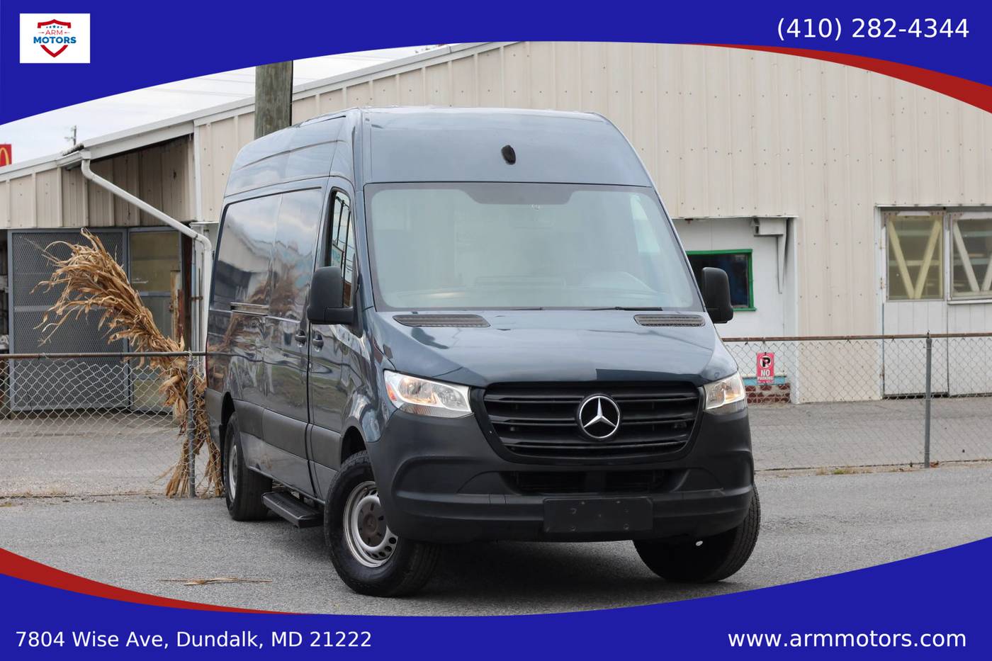 2019 Mercedes-Benz Sprinter Cargo Van 3500 — Cargo Van — 58,521 mi — Dundalk, MD