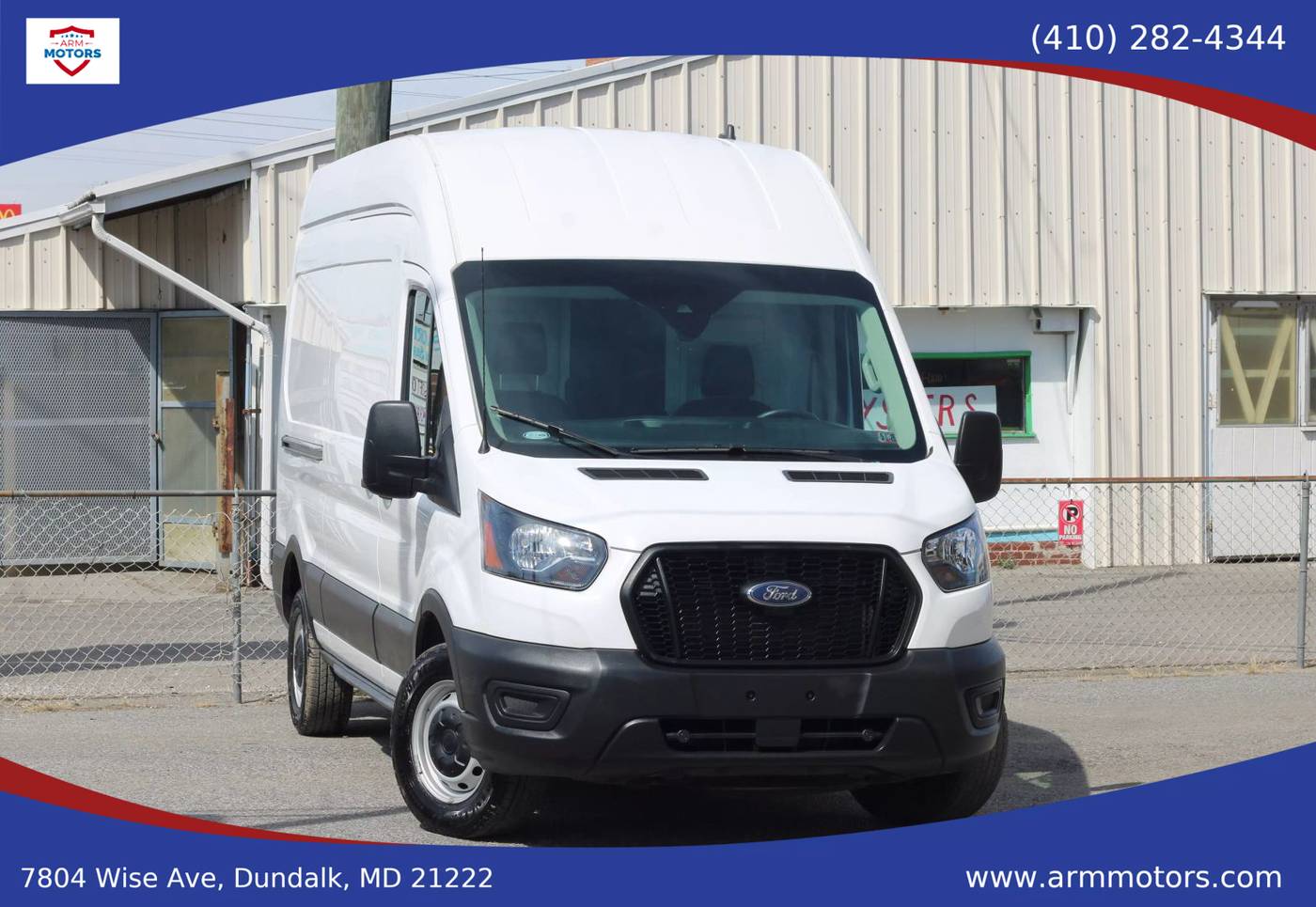 2022 Ford Transit Cargo Van T-250 — Cargo Van — 32,220 mi — Dundalk, MD