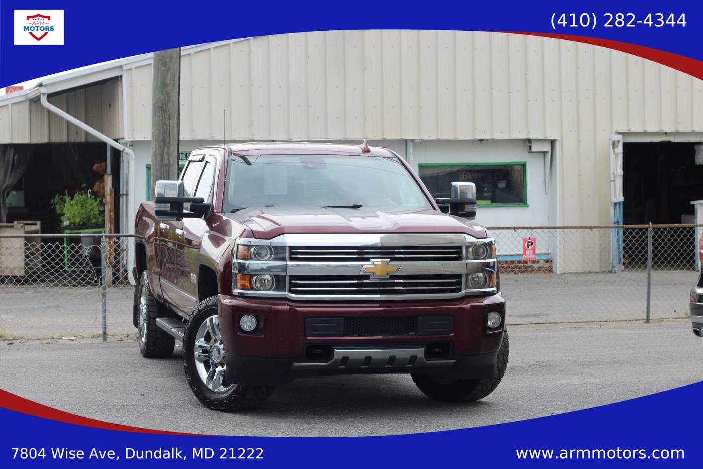 2016 Chevrolet Silverado 2500HD High Country — Pickup Truck — 195,704 mi — Dundalk, MD