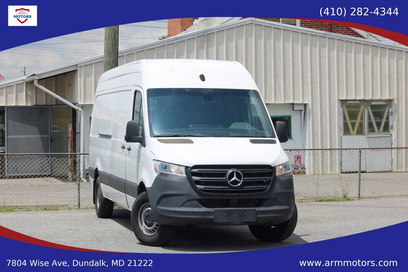 2021 Mercedes-Benz Sprinter Cargo Van 2500 — Cargo Van — 57,258 mi — Dundalk, MD