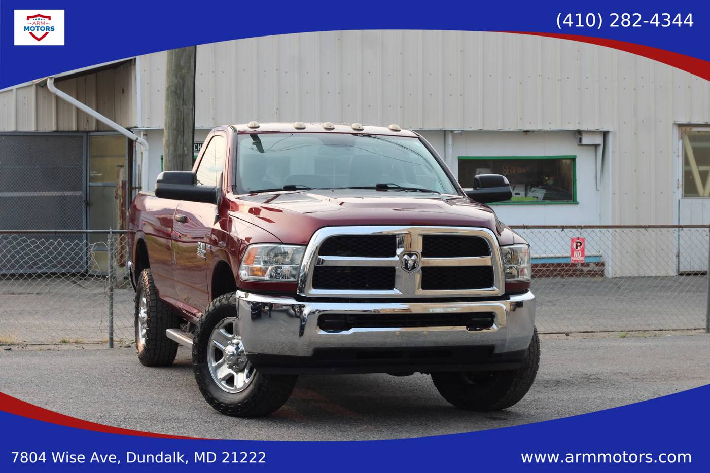 2017 Ram 3500 Tradesman — Pickup Truck — 54,702 mi — Dundalk, MD