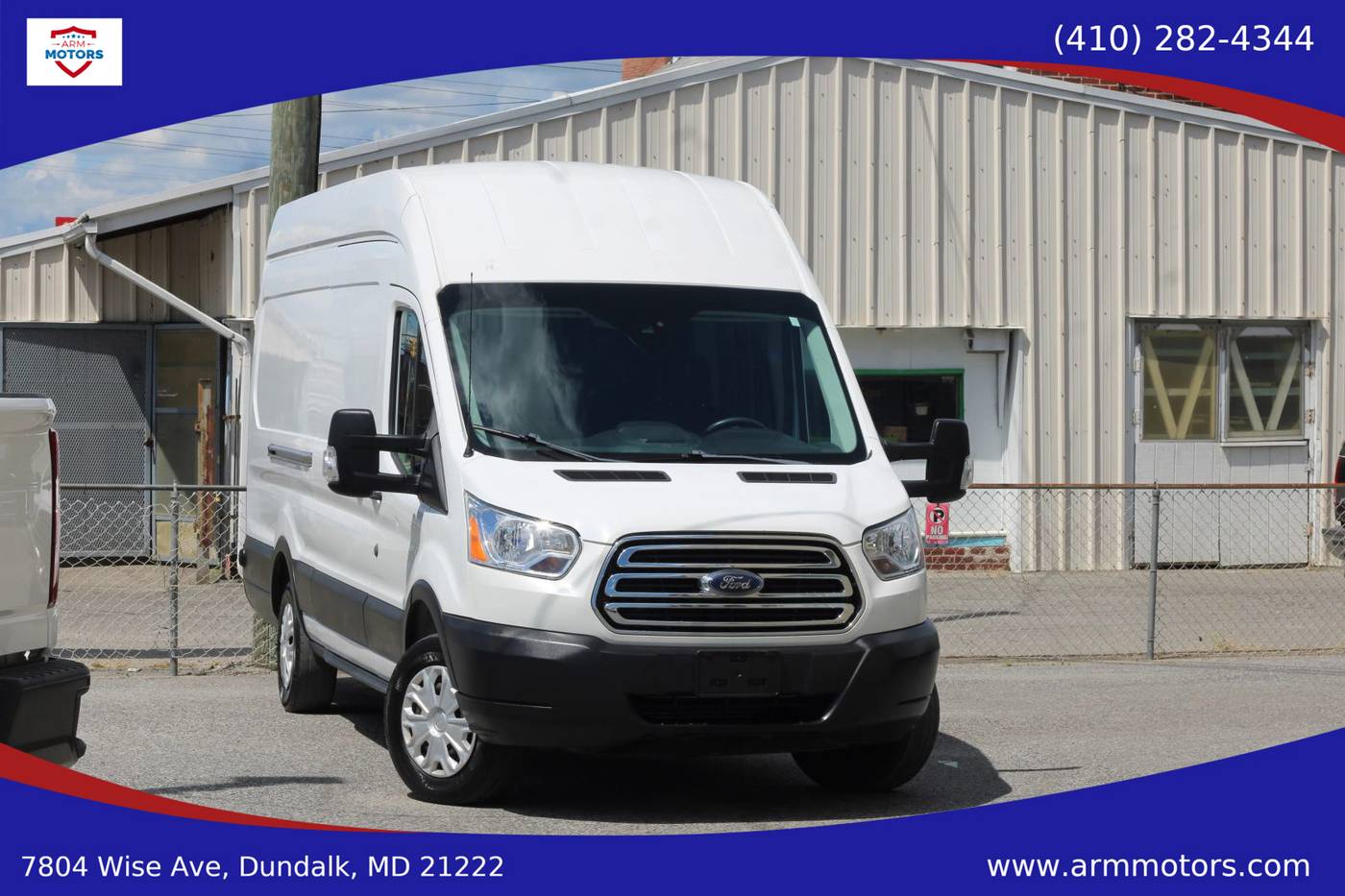 2019 Ford Transit Cargo Van T-350 — Cargo Van — 73,830 mi — Dundalk, MD