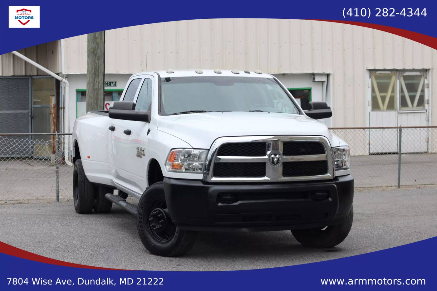 2018 Ram 3500 Tradesman — Pickup Truck — 129,122 mi — Dundalk, MD