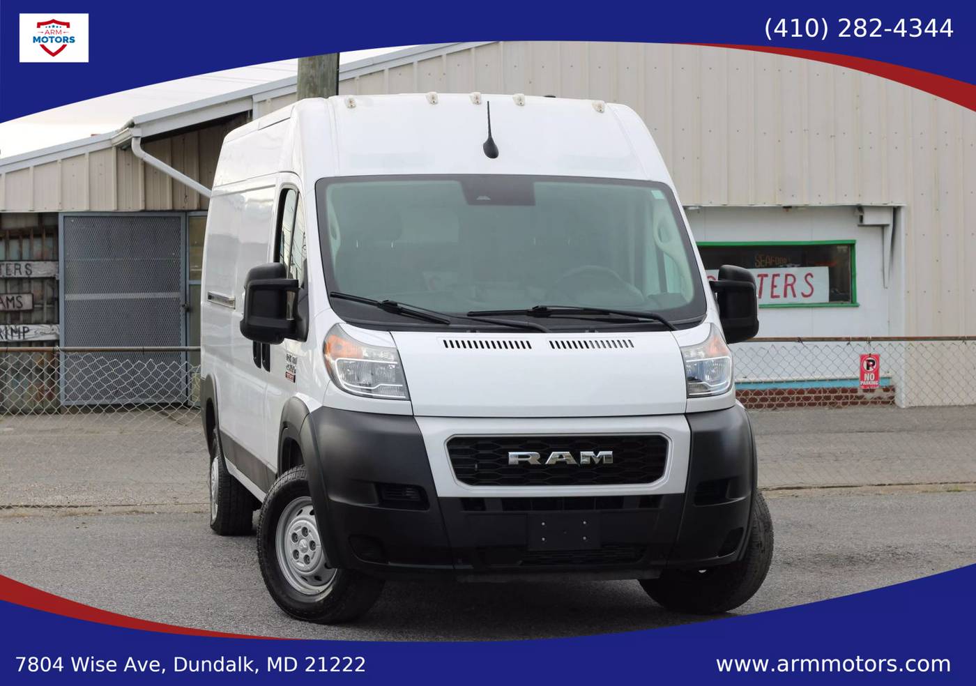 2022 Ram ProMaster Cargo Van 2500 — Cargo Van — 33,967 mi — Dundalk, MD