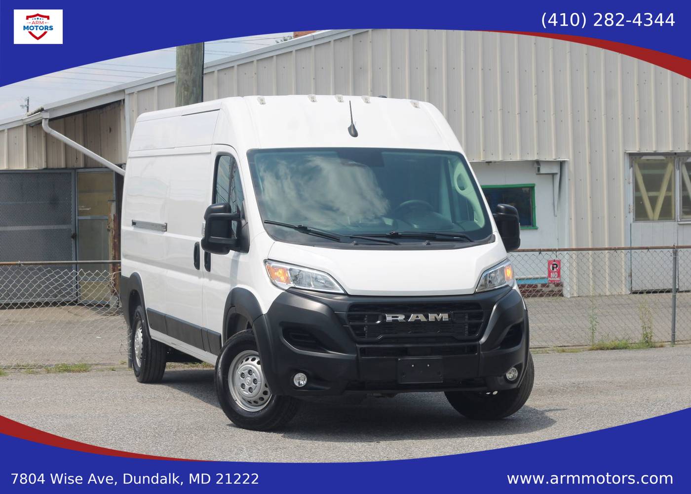 2025 Ram ProMaster Cargo Van Tradesman 2500 — Cargo Van — 9,424 mi — Dundalk, MD