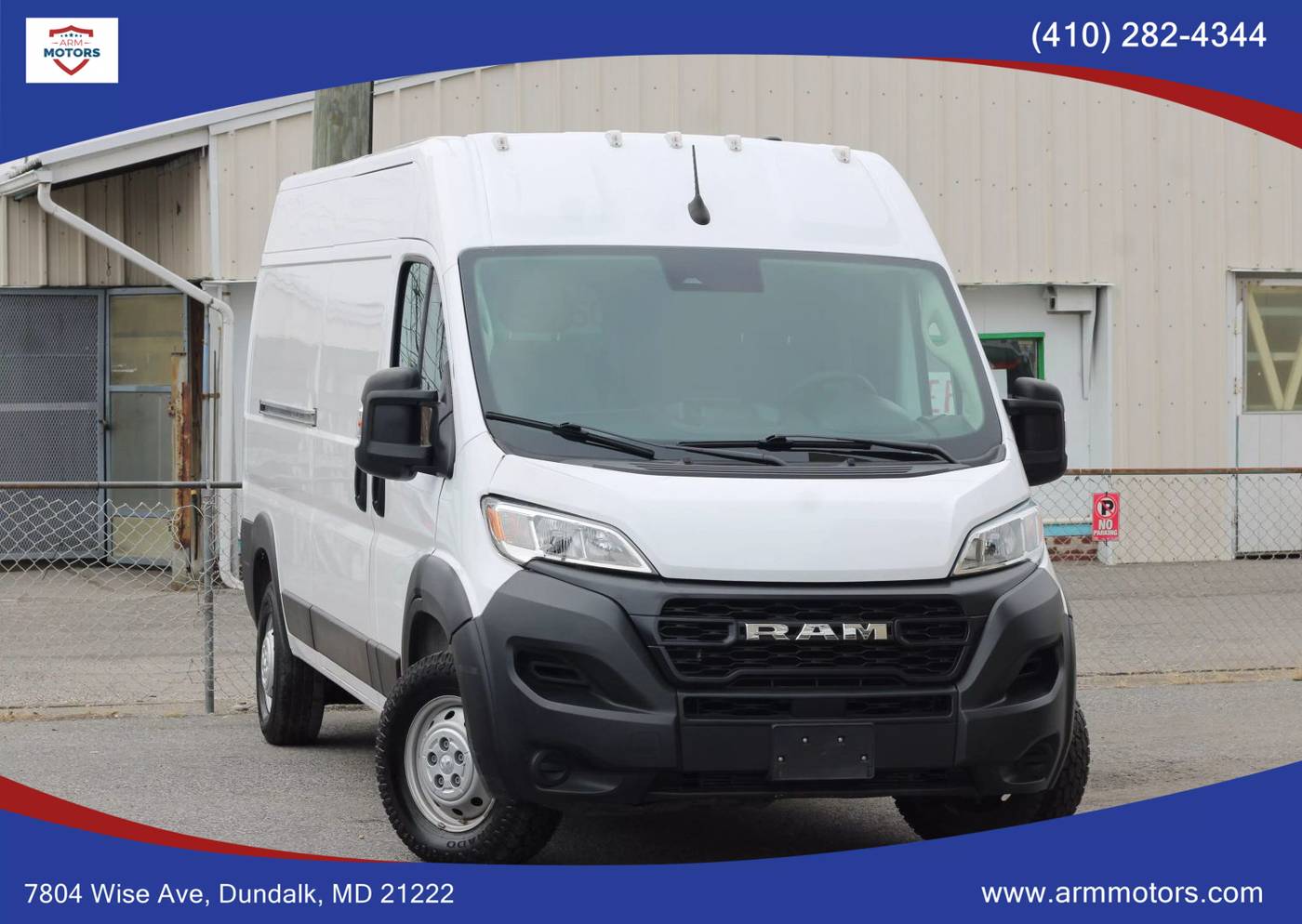 2023 Ram ProMaster Cargo Van 2500 — Cargo Van — 27,953 mi — Dundalk, MD