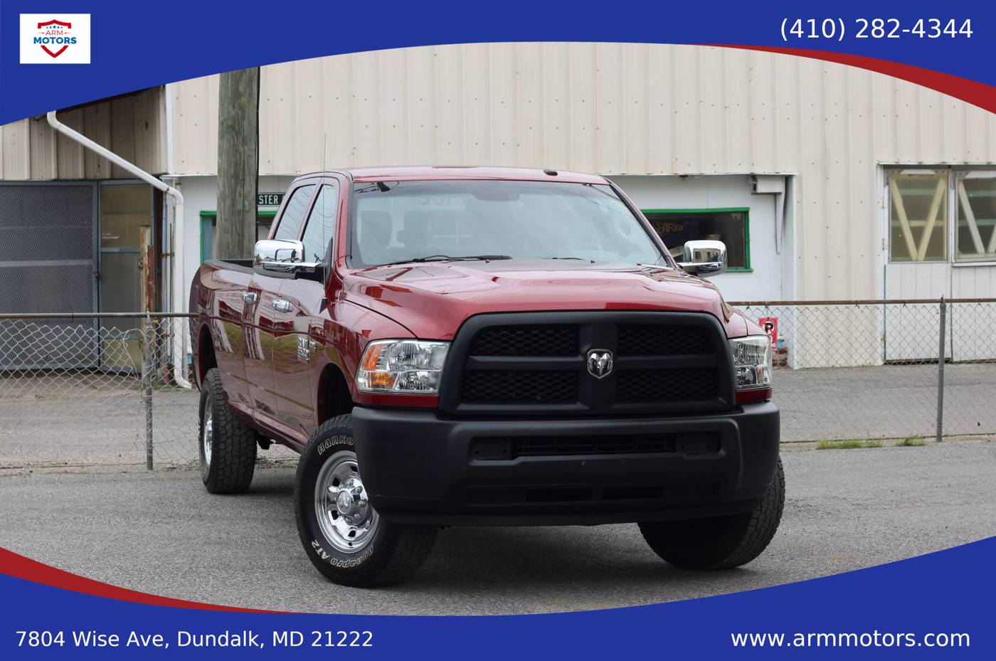 2014 Ram 2500 Tradesman — Pickup Truck — 87,104 mi — Dundalk, MD