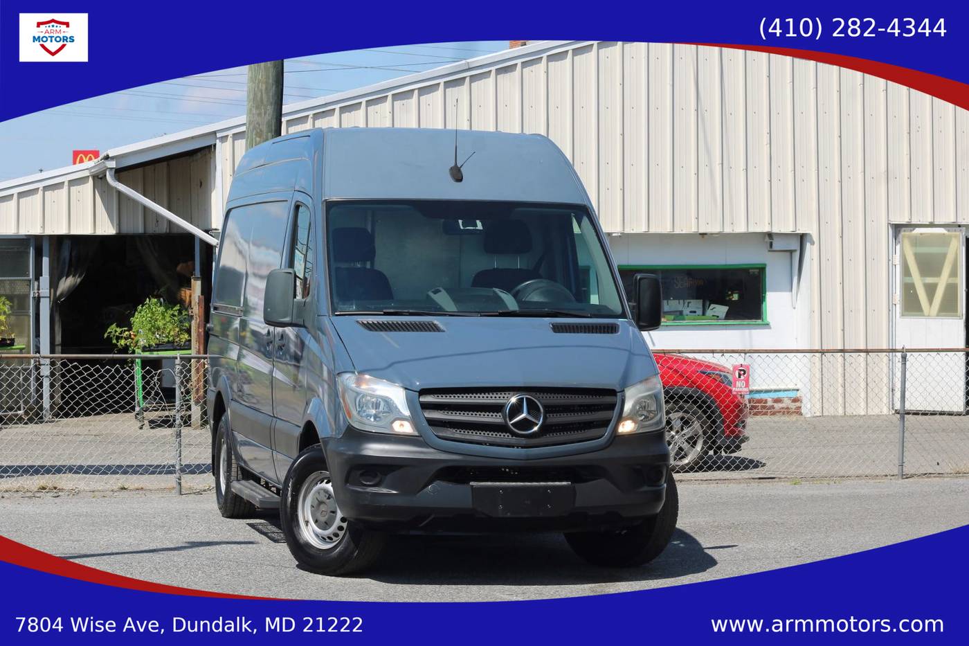 2018 Mercedes-Benz Sprinter Cargo Van 2500 — Cargo Van — 67,165 mi — Dundalk, MD
