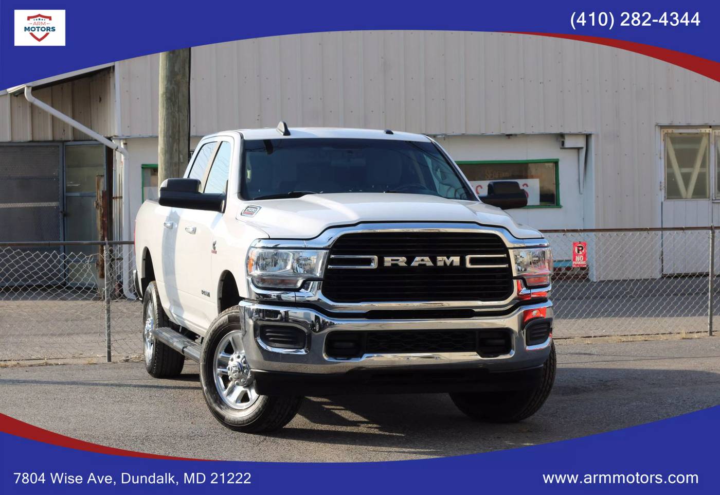 2019 Ram 2500 Big Horn — Pickup Truck — 160,862 mi — Dundalk, MD