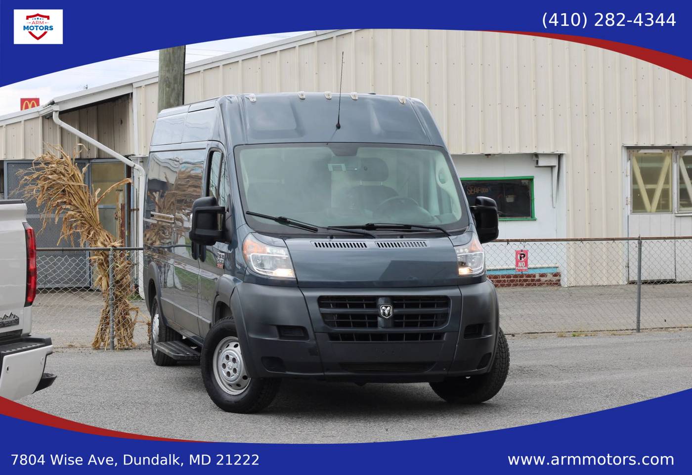 2018 Ram ProMaster Cargo Van 2500 — Cargo Van — 38,376 mi — Dundalk, MD