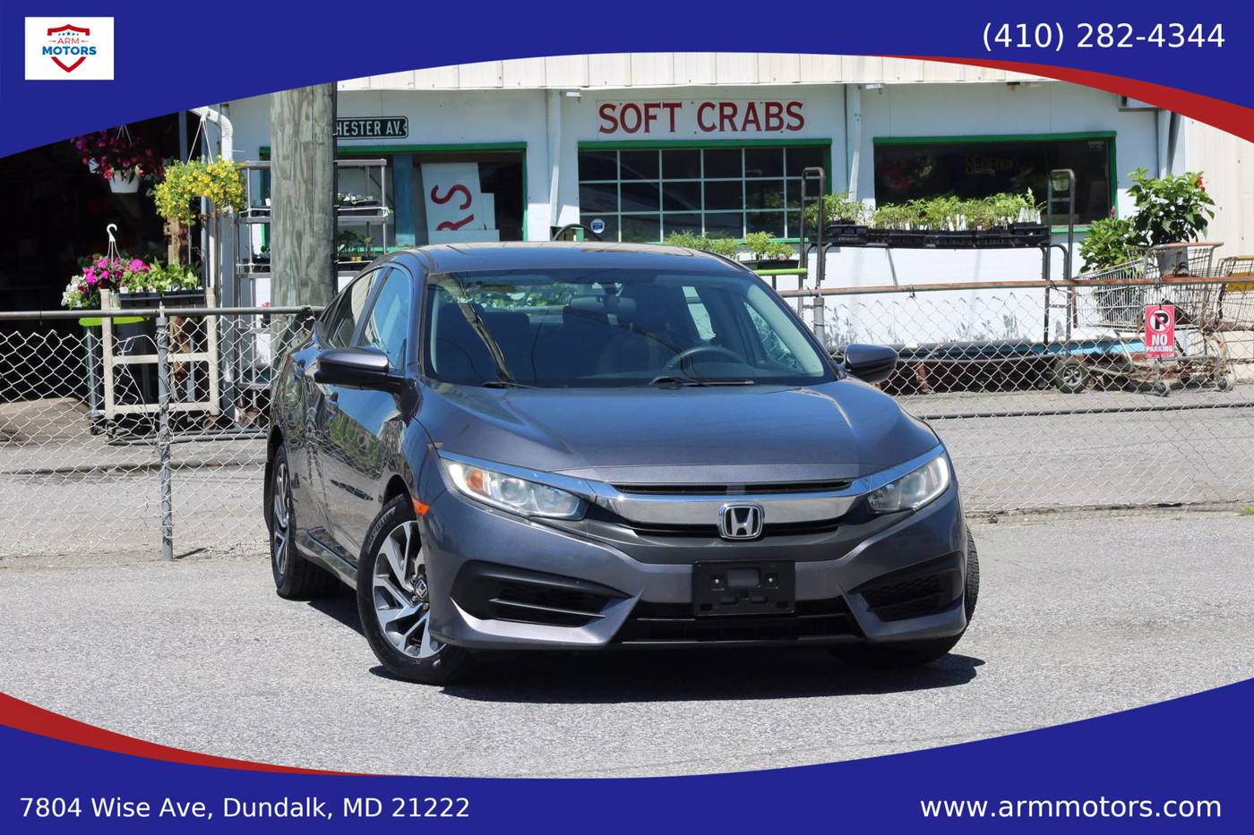2017 Honda Civic EX — Sedan — 129,925 mi — Dundalk, MD