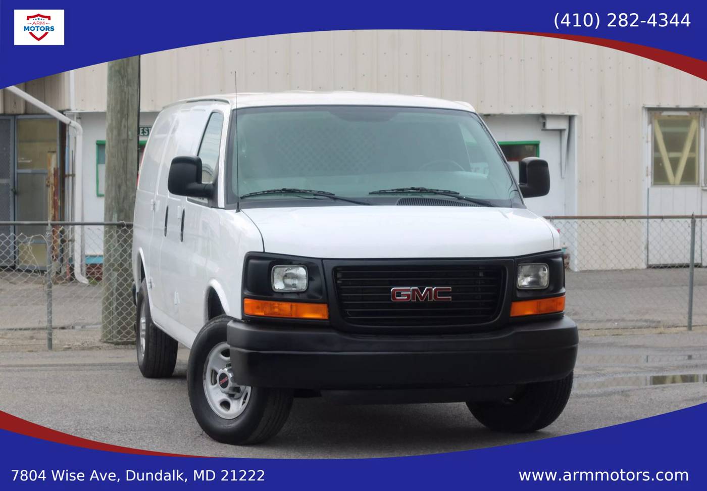 2015 GMC Savana Cargo Van Base — Cargo Van — 70,179 mi — Dundalk, MD