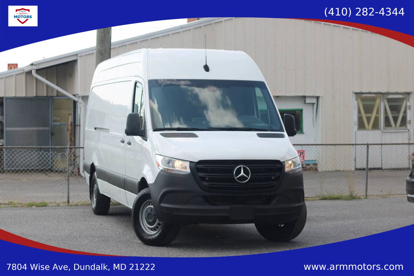 2022 Mercedes-Benz Sprinter Cargo Van 2500 — Cargo Van — 23,002 mi — Dundalk, MD
