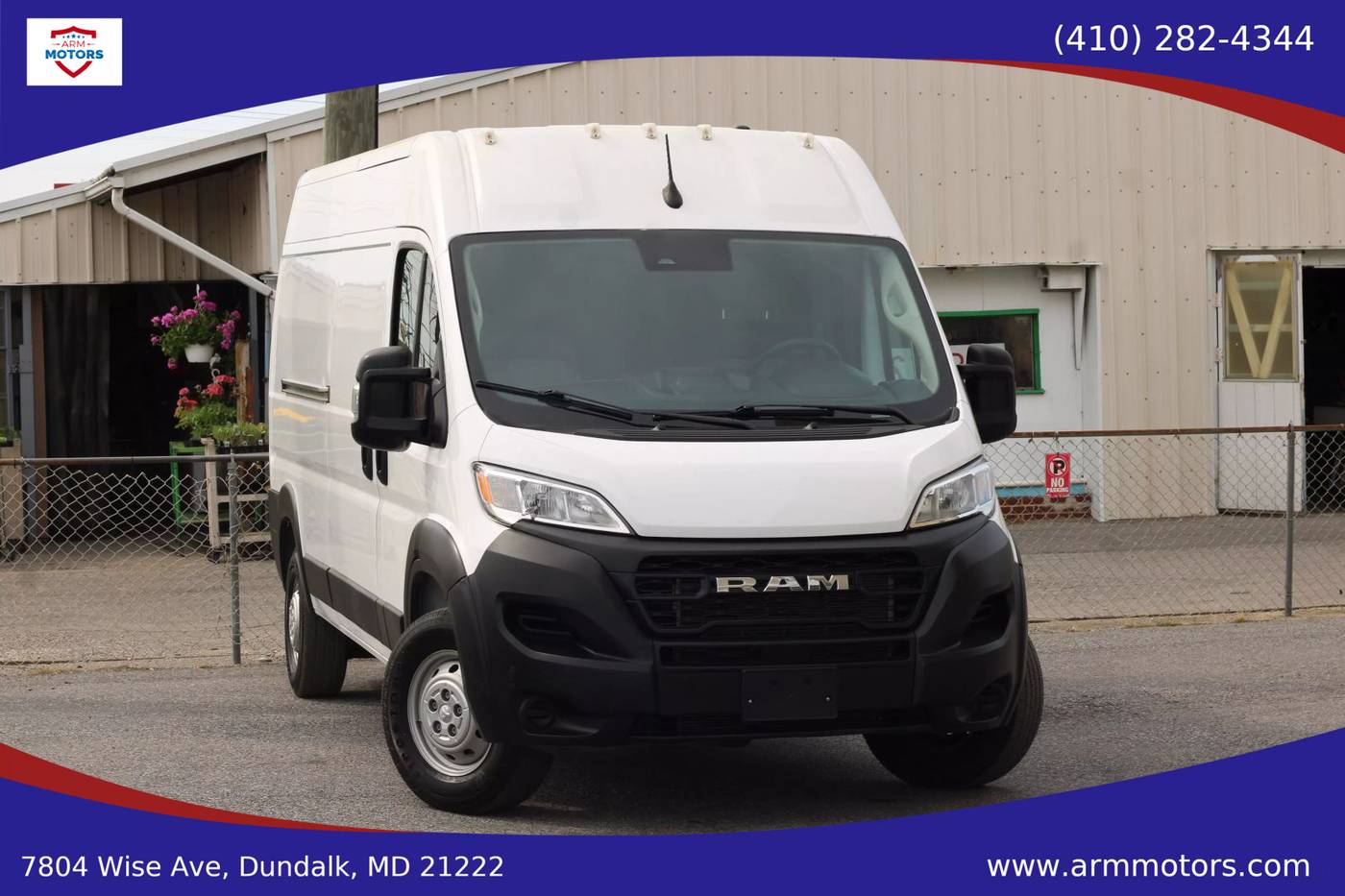 2023 Ram ProMaster Cargo Van 2500 — Cargo Van — 44,610 mi — Dundalk, MD